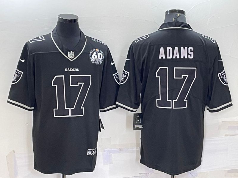 Men Oakland Raiders 17 Adams Black 2022 Nike Limited Vapor Untouchable NFL Jerseys